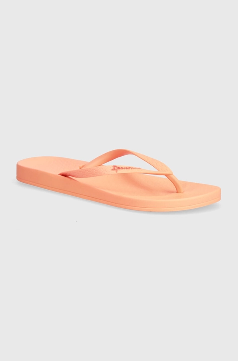 Žabky Ipanema ANAT COLORS dámske, oranžová farba, na plochom podpätku, 82591-AQ606