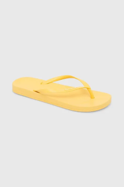 Žabky Ipanema ANAT COLORS dámské, žlutá barva, na plochém podpatku, 82591-AQ608