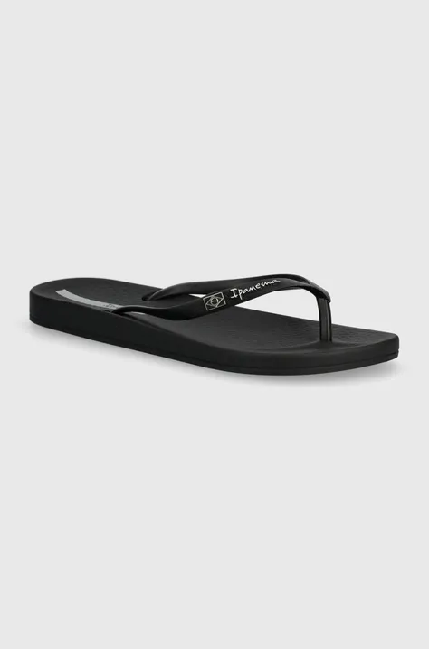 Ipanema flip-flop ANAT BRASILI fekete, női, lapos talpú, 82932-20766