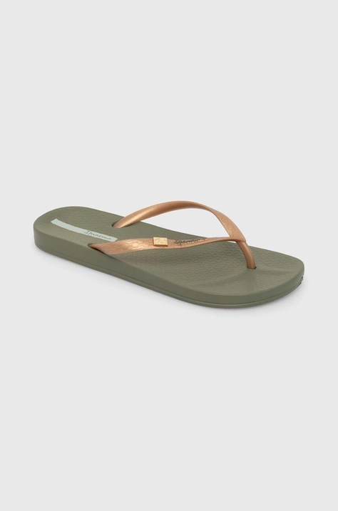 Ipanema flip-flop ANAT BRASILI zöld, női, lapos talpú, 82932-AR850