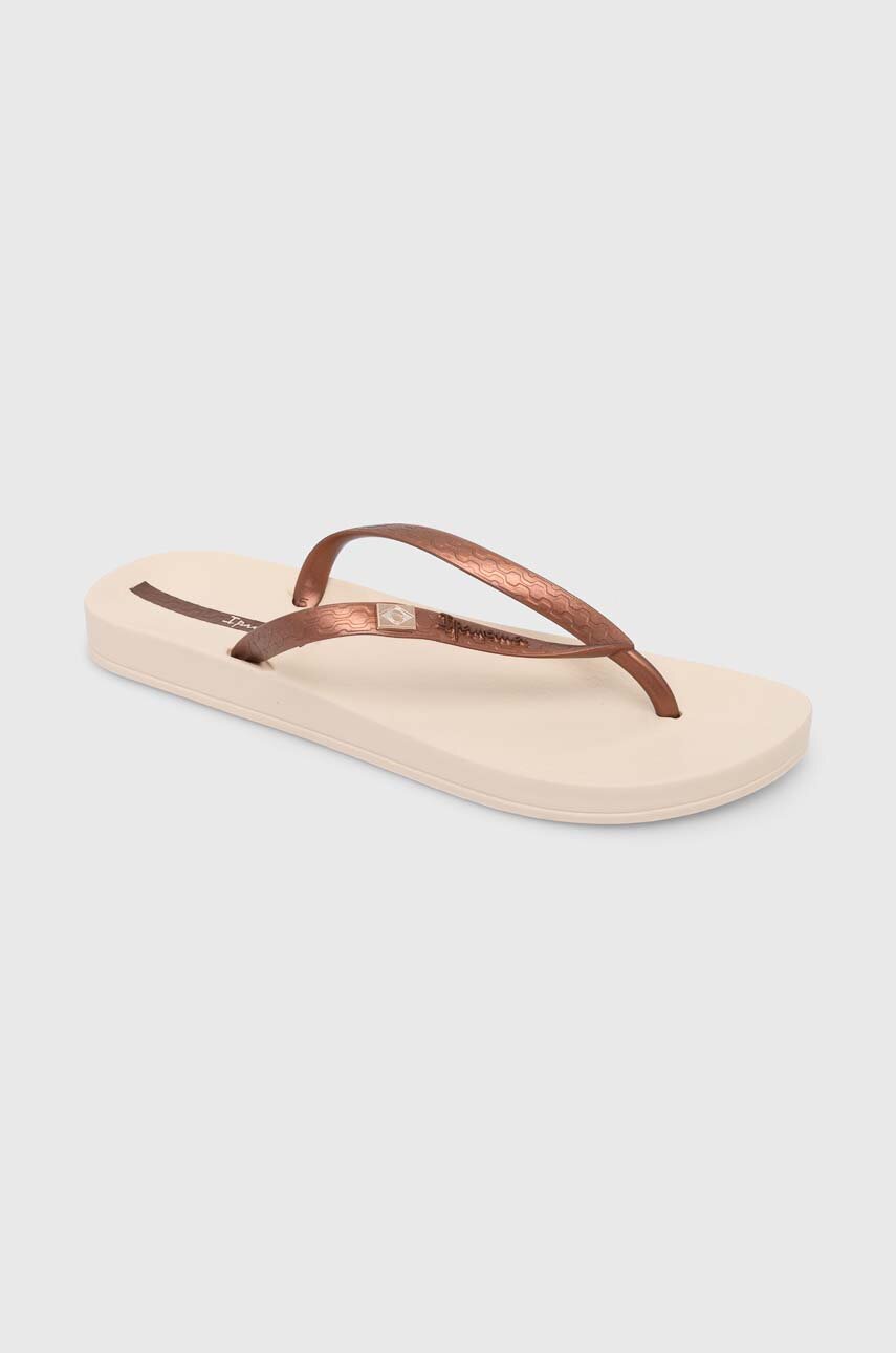 Ipanema flip-flop ANAT BRASILI bézs, női, lapos talpú, 82932-AR853