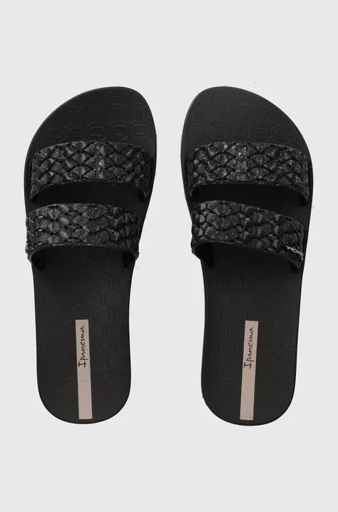 Pantofle Ipanema RENDA II FEM dámské, černá barva, 83243-AS026
