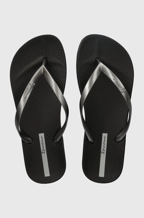 Ipanema flip-flop ANAT CONNECT fekete, női, lapos talpú, 83475-AR106