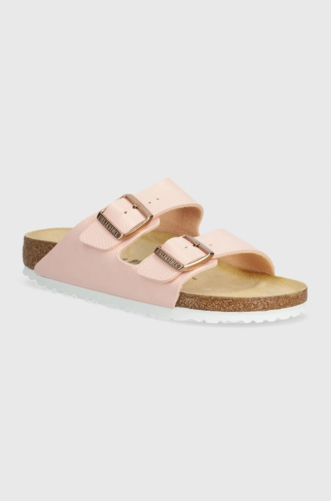 Natikači Birkenstock Arizona ženski, roza barva, 1026448