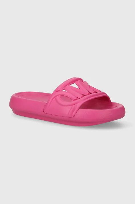 MICHAEL Michael Kors papuci Splash Slide femei, culoarea roz, 40S4SPFA1Q