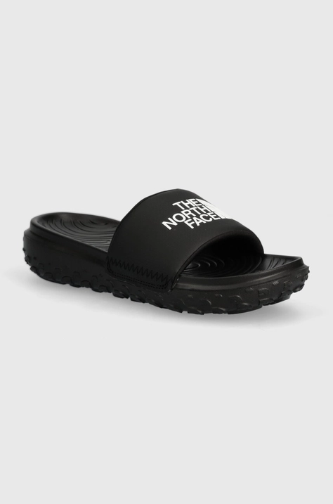 The North Face papuci NEVER STOP CUSH SLIDE femei, culoarea negru, NF0A8A99KX71