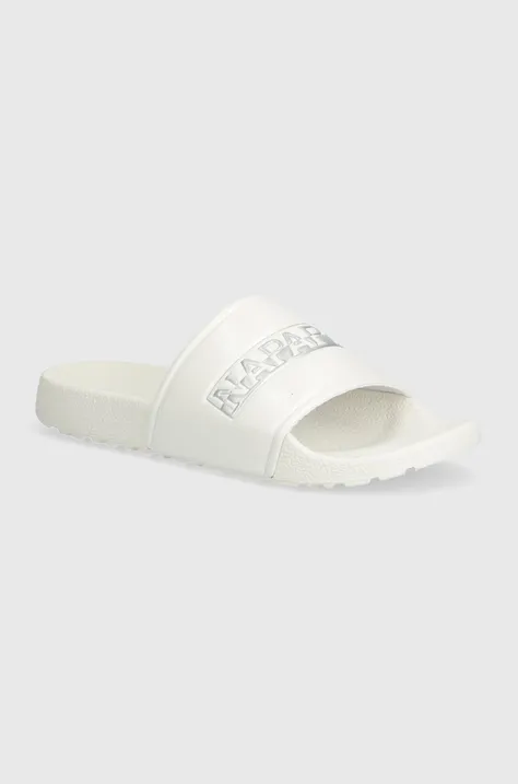 Pantofle Napapijri PARK dámské, bílá barva, NP0A4HL2CO.002