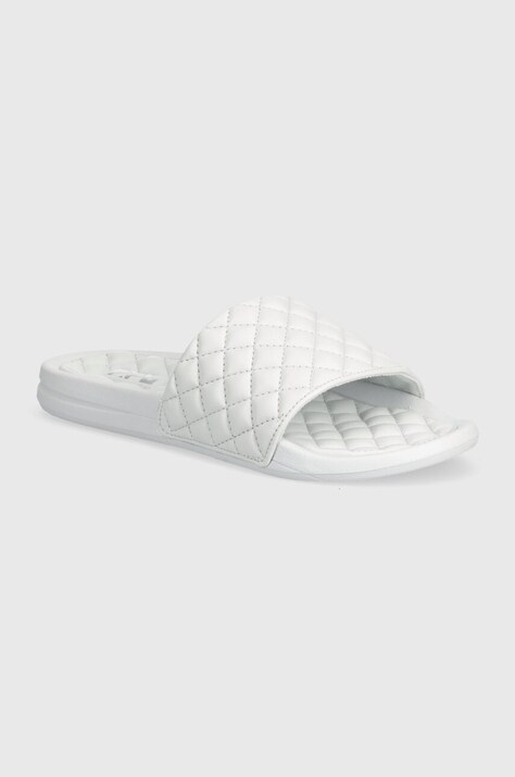Δερμάτινες παντόφλες APL Athletic Propulsion Labs LUSSO SLIDE γυναικείες, χρώμα: άσπρο