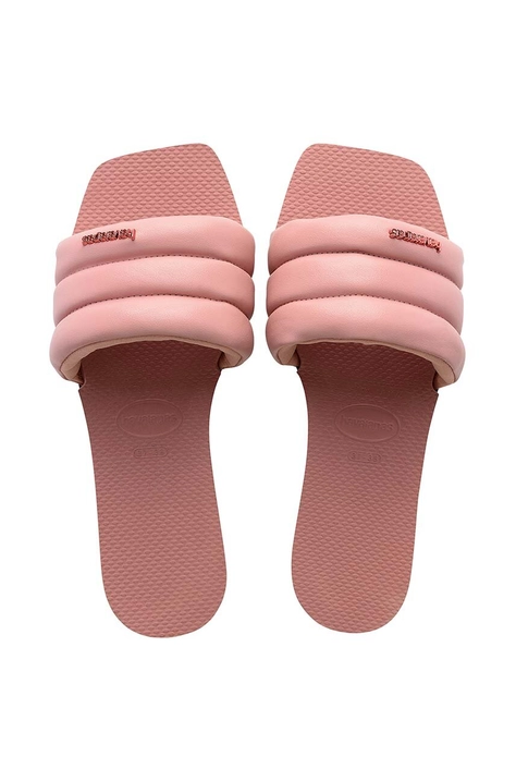 Παντόφλες Havaianas YOU MILAN χρώμα: ροζ, 4148312.3544