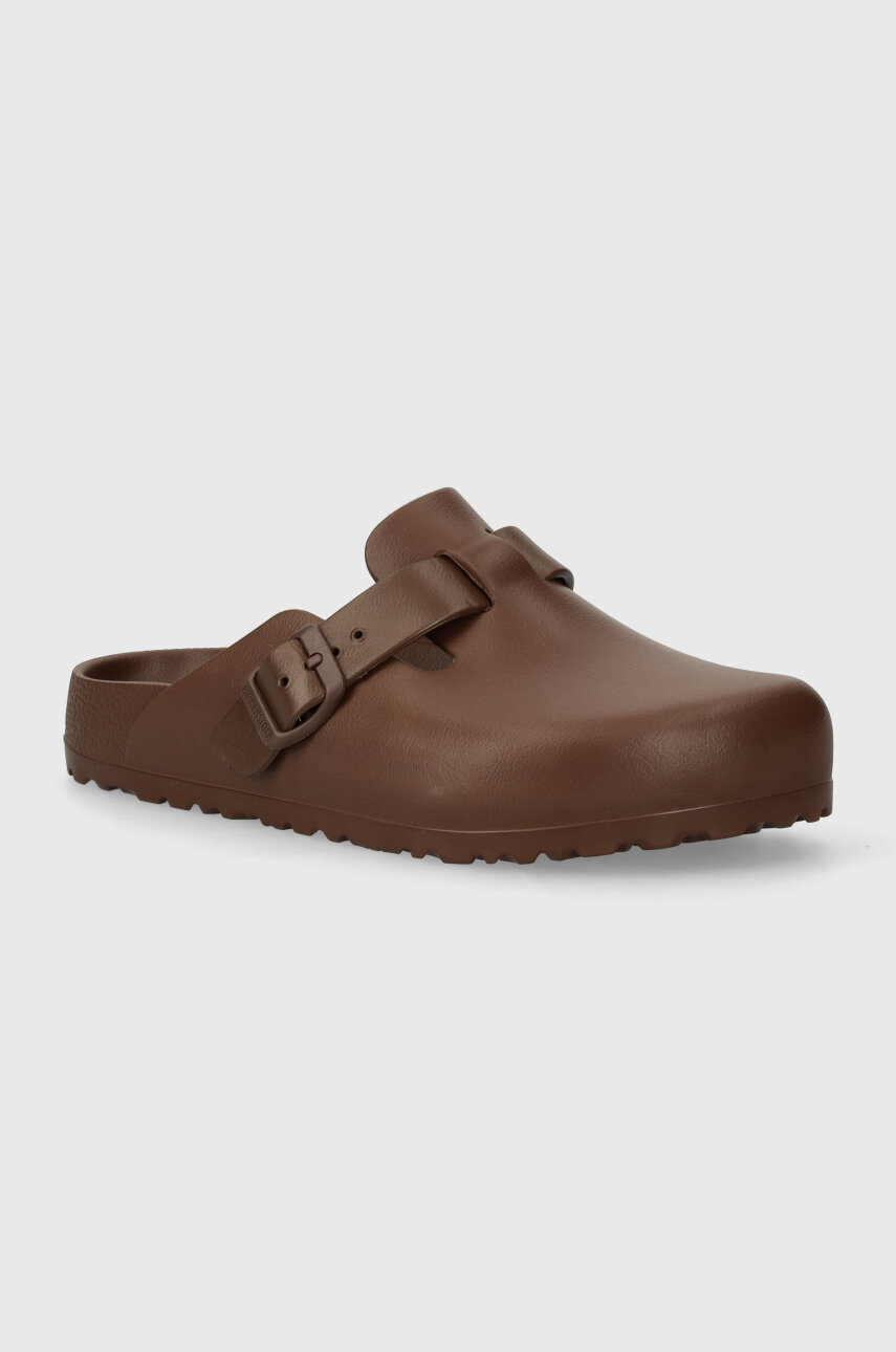 Birkenstock papuci Boston Eva femei, culoarea maro, 1027363