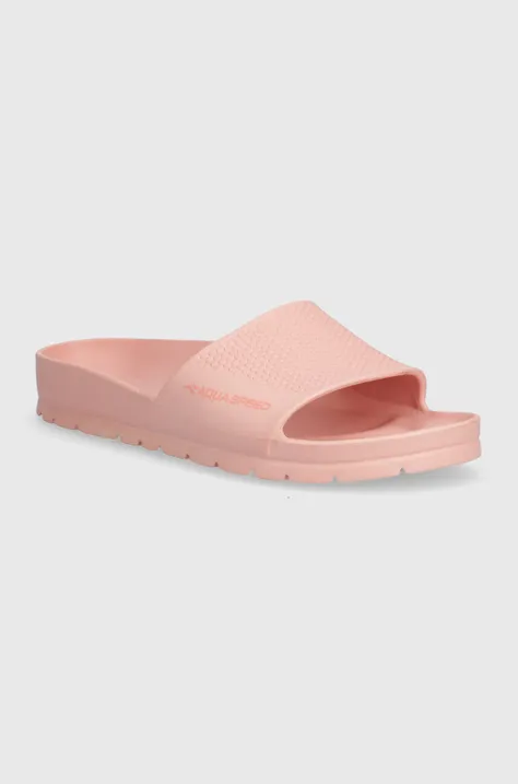 Pantofle Aqua Speed dámské, růžová barva