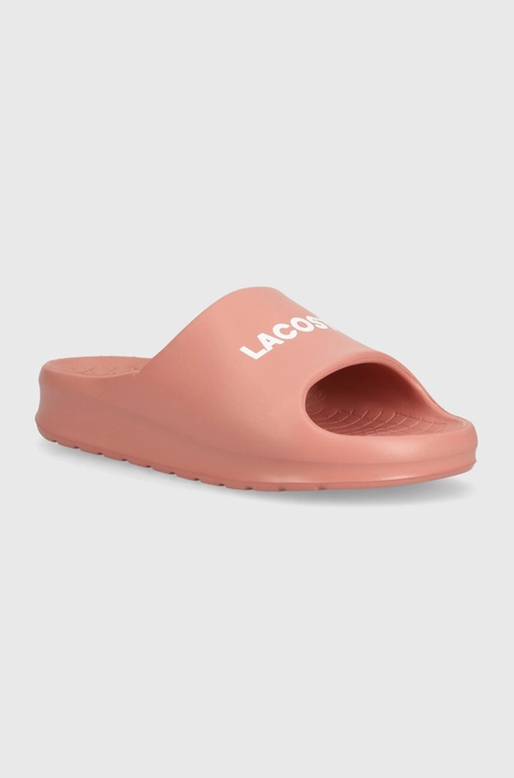 Lacoste papuci Serve Slide 2.0 femei, culoarea roz, 47CFA0020