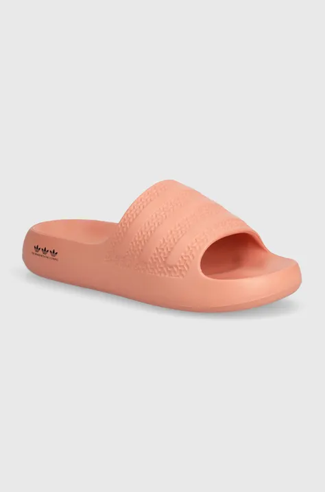 Pantofle adidas Originals ADILETTE AYOON W dámské, růžová barva, na platformě, IE5622
