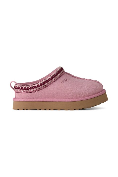 UGG Klapki dziecięce zamszowe K TAZZ różowe 1143776K