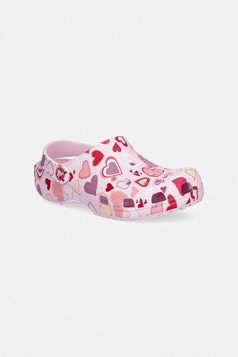 Crocs klapki CLASSIC VDAY CLOG kolor różowy 209754