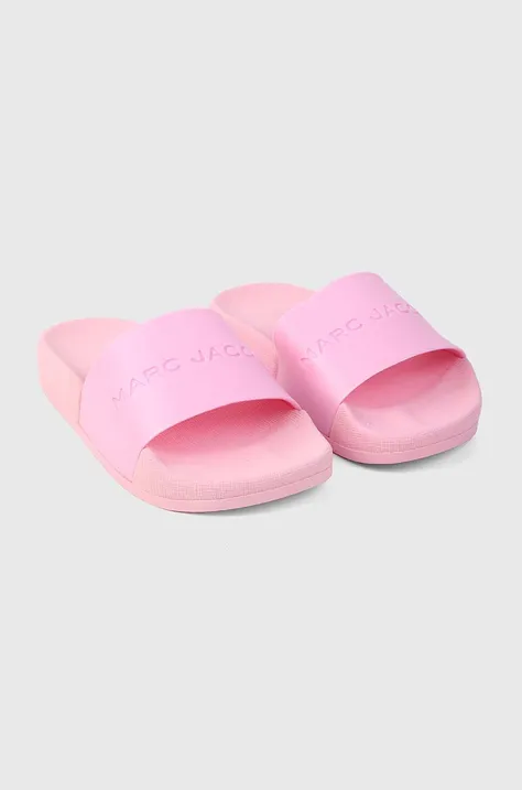 Marc Jacobs klapki dziecięce kolor różowy