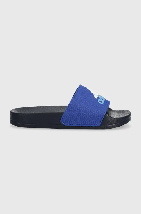 Παιδικές παντόφλες adidas ADILETTE SHOWER K χρώμα: ναυτικό μπλε