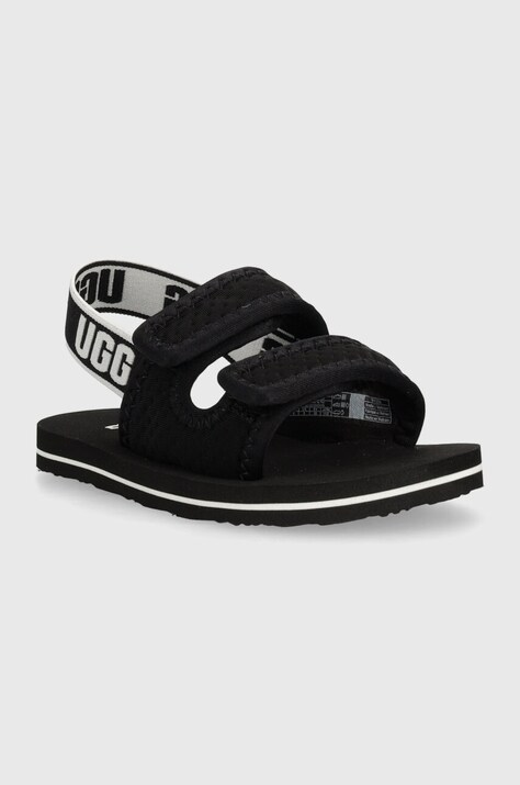 Дитячі сандалі UGG LENNON SLINGBACK колір чорний