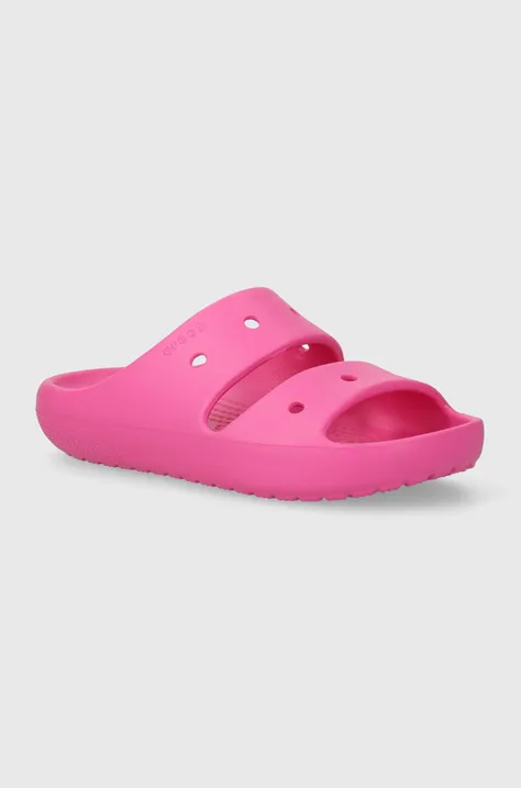 Detské šľapky Crocs CLASSIC SANDAL V ružová farba