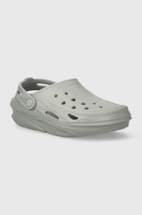 Crocs klapki dziecięce OFF GRID CLOG kolor szary