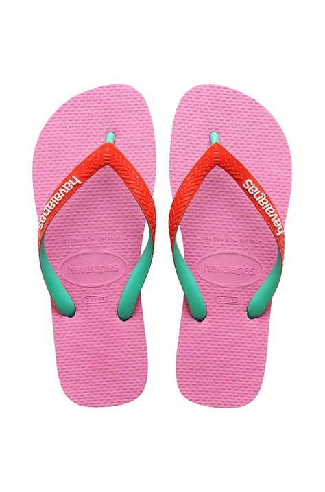 Havaianas slapi copii TOP MIX LEMONADE culoarea roz