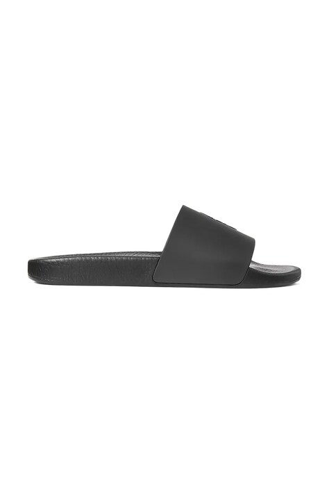Šľapky Polo Ralph Lauren Polo Slide pánske, čierna farba, 809852071011