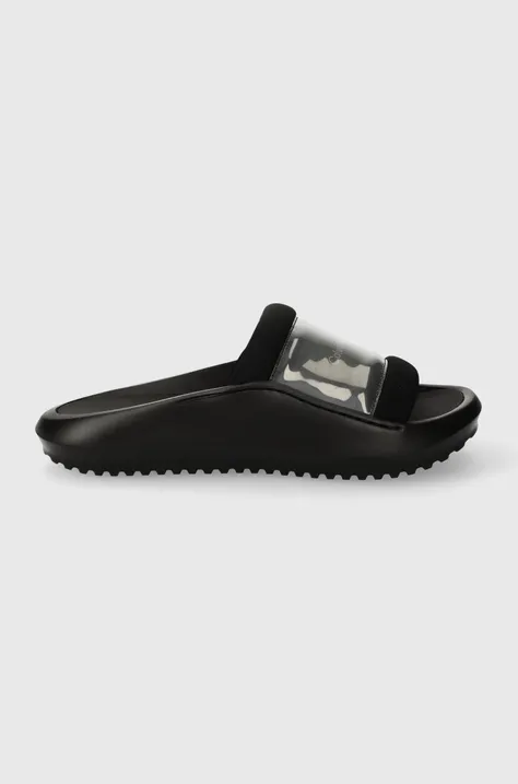 Pantofle Calvin Klein Jeans HYBRID SANDAL TPU IN LUM pánské, černá barva, YM0YM00966