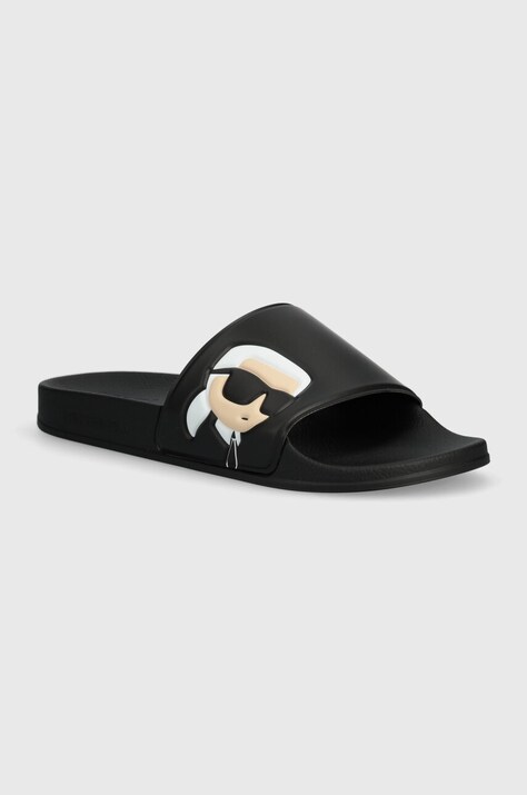 Karl Lagerfeld klapki KONDO męskie kolor czarny KL70005N
