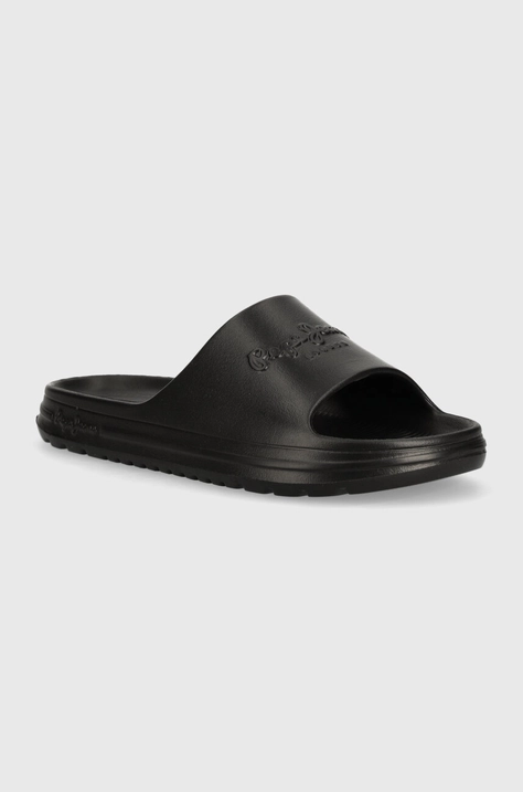 Pepe Jeans papucs Beach Slide fekete, férfi, BEACH SLIDE M