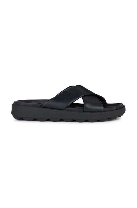 Geox infradito in pelle U SPHERICA EC6 uomo colore nero U45GWB 00085 C9999