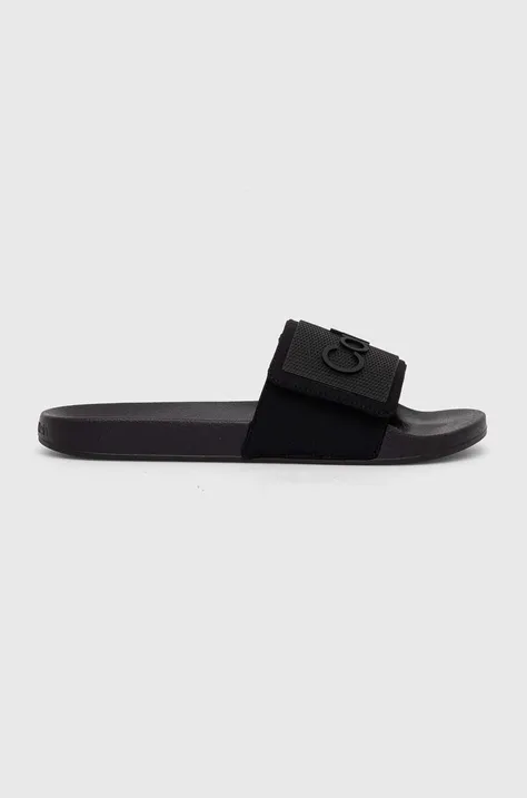 Pantofle Calvin Klein ADJ POOL SLIDE TPU pánské, černá barva, HM0HM01437