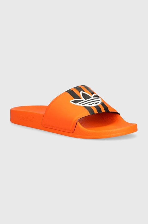 adidas Originals papuci Adilette barbati, culoarea portocaliu, ID5788