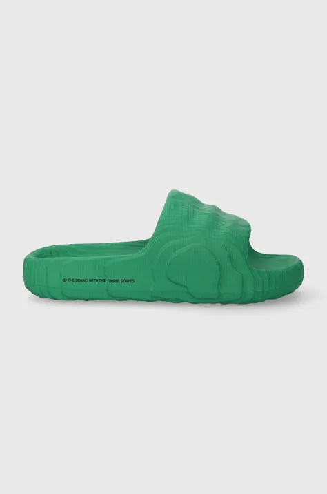Παντόφλες adidas Originals Adilette 22 χρώμα: πράσινο