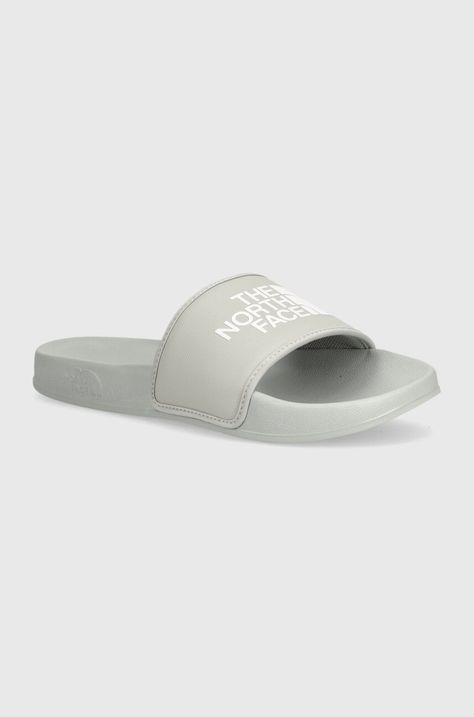 Παντόφλες The North Face BASE CAMP SLIDE III χρώμα: γκρι, NF0A4T2RA2Z1