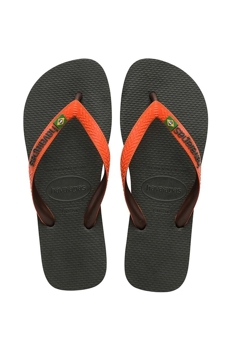 Žabky Havaianas BRASIL MIX pánske, oranžová farba, 4123206.7074