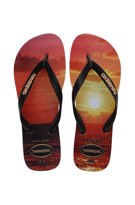 Japonke Havaianas HYPE moške, črna barva, 4127920.6196