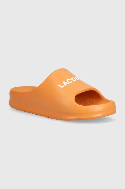 Šľapky Lacoste Serve Slide 2.0 pánske, oranžová farba, 47CMA0015
