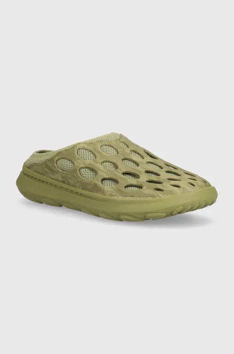 Pantofle Merrell HYDRO MULE SE pánské, zelená barva, J006163
