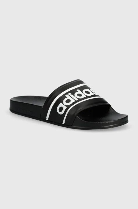 adidas Originals papuci ADILETTE barbati, culoarea negru, ID5797