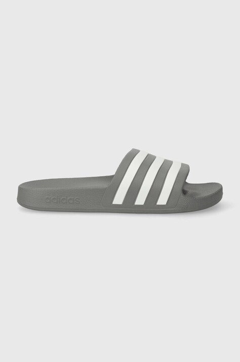 adidas papuci Adilette culoarea gri F35538