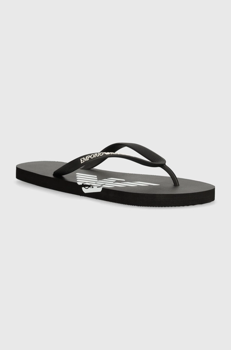 Emporio Armani Underwear flip-flop fekete, XVQS08 XN746 A120