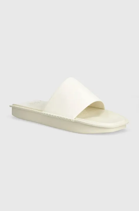 Y-3 papuci Water Slide culoarea alb, IG4043