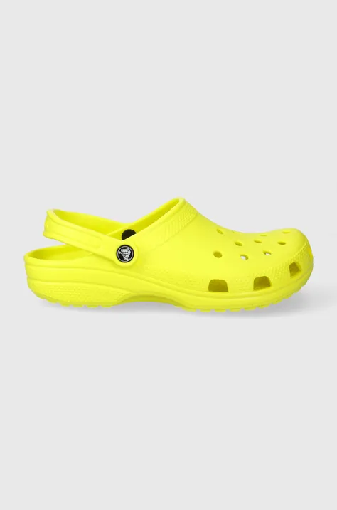 Šľapky Crocs Classic žltá farba, 10001