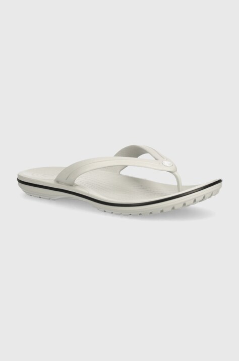 В'єтнамки Crocs Crocband Flip колір сірий 11033