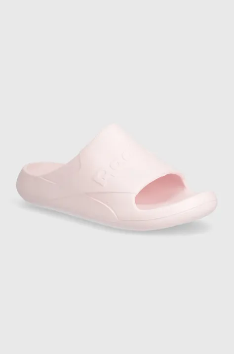 Παντόφλες Reebok Classic Clean Slide χρώμα: ροζ, 100200860