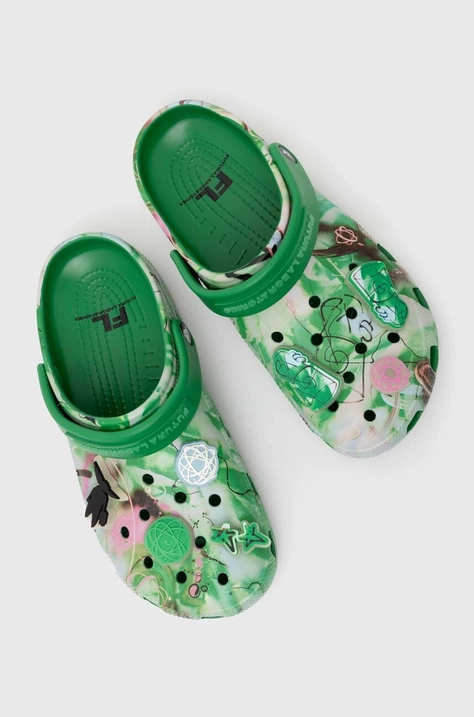 Crocs papuci Futura 2000 x Crocs culoarea verde, 209622.3WH