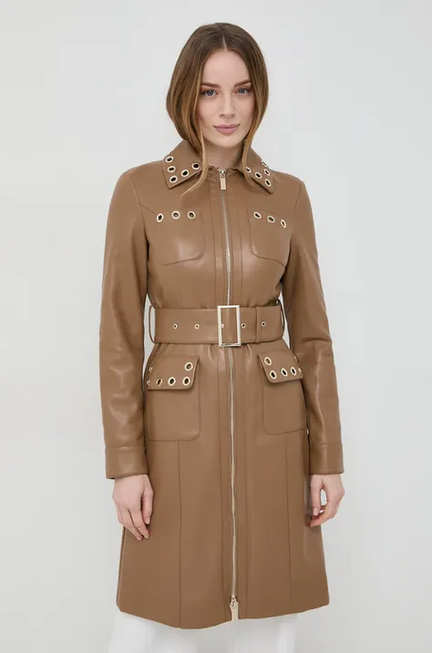 Пальто Marciano Guess жіночий колір коричневий перехідний