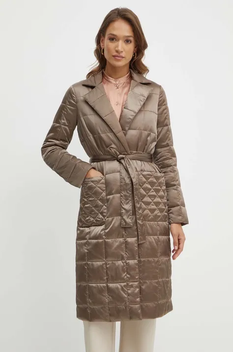Куртка MAX&Co. жіноча колір коричневий зимова 2416491012200