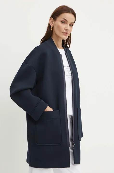 Пальто MAX&Co. жіночий колір синій перехідне 2416901012200