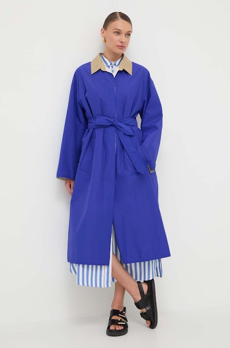 Weekend Max Mara cappotto donna colore blu